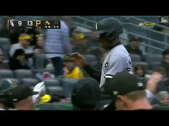 'Video thumbnail for Luis Robert KNOCKS a RBI Single, Scoring Tim Anderson! | Chicago White Sox | 4/7/2023'
