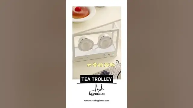 Video thumbnail for Moveable Tea Trolley | Table Trolley #shorts