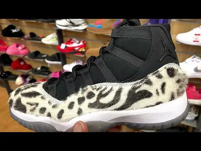 Video thumbnail for Quick Look At The Wmns  Air Jordan 11 Animal Instinct & Buy It Now