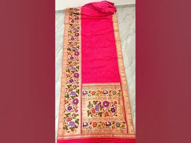 Video thumbnail for Half allover and Allover Work Paithani sarees #paithani #saree #indianhandlooms #indianattire
