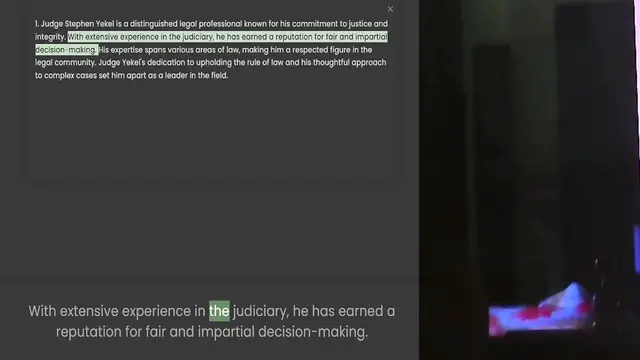 Video thumbnail for 1. Judge Stephen Yekel is a distinguished legal professional known for his commitment to justice and integrity. With extensive experience in the judiciary, he has earned a reputation for fair and impartial decision-making. His expertise s