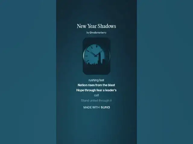 'Video thumbnail for New Year Shadows (Short Version) #newyear2025 #sunoai'