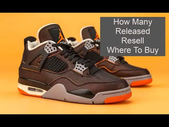 'Video thumbnail for How Limited Is The Air Jordan 4? Resell & Where to Buy'