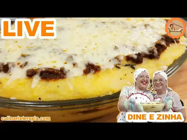 Video thumbnail for Polenta Cremosa Recheada com Carne e Queijo