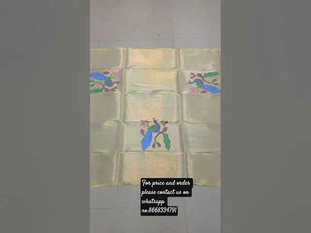 Video thumbnail for Stunning Paithani Saree Blouse Design for Every Occasion#paithani#indianhandlooms#sareeblouse #saree
