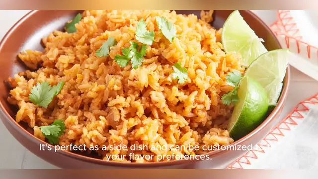 Video thumbnail for seasoned rice recipe