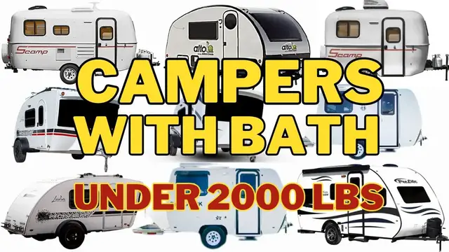 Video thumbnail for Amazing Small Campers with Bathrooms (Under 2,000 Pounds)