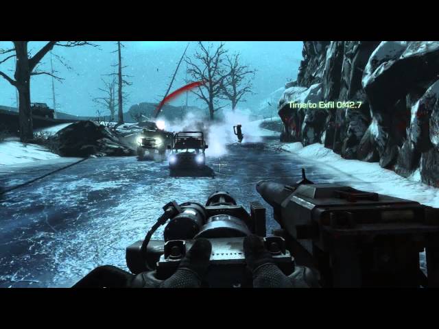 Video thumbnail for Call of Duty: Ghosts - Clockwork: Jeep Turret Sequence & Get To The Extraction Point (Submarine)