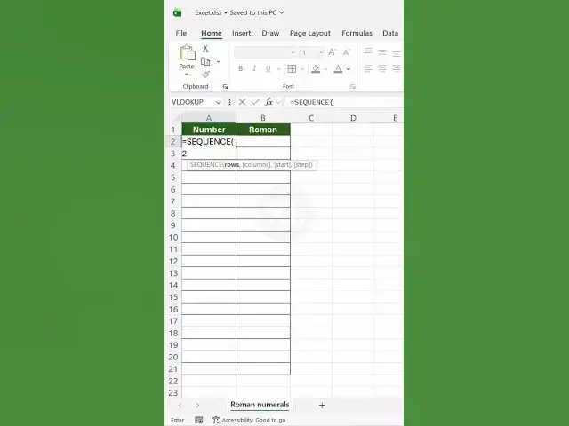 Video thumbnail for Forget Roman Numerals – One Shortcut Does It All #excel #excelforbeginners #exceltips #tutorial