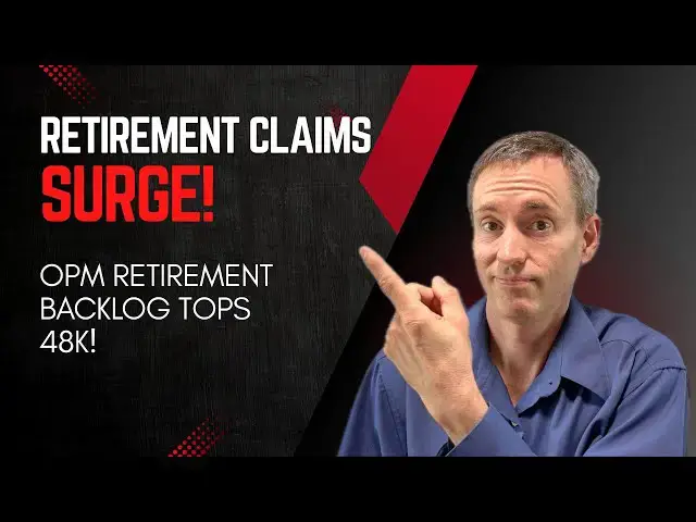 Video thumbnail for OPM Retirement Backlog Surges 40% in November!
