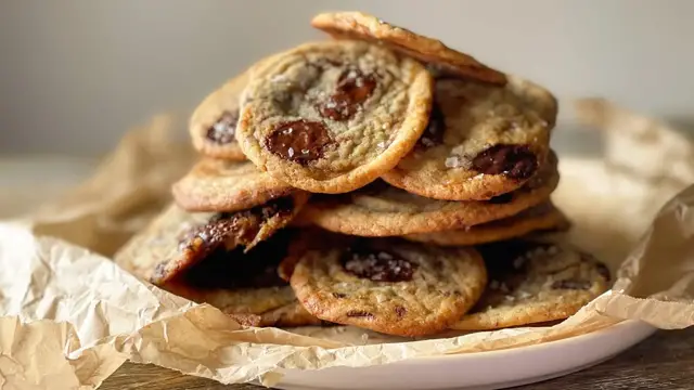 'Video thumbnail for Double Miso Chocolate Chip Cookies Recipe'