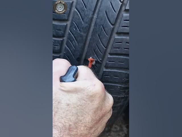 Video thumbnail for Emergency Tire Repair Kit Tutorial #tirerepair #tyrerepair #tireplug #puncturerepair