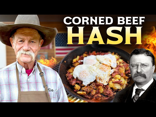 Video thumbnail for Traditional Corned Beef Hash | "The Cowboy President" Teddy Roosevelt's  Favorite Recipe