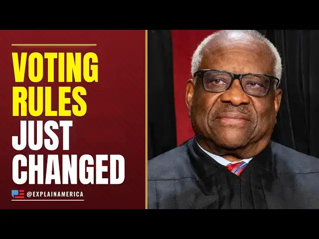 Video thumbnail for Supreme Court Emergency Ruling on VOTER ID — 10 Days Before Midterms