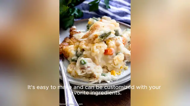Video thumbnail for chicken cobbler recipe