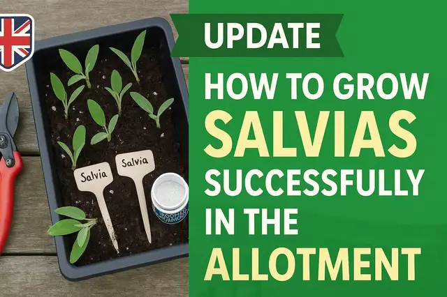 'Video thumbnail for Salvia Cuttings Update | How to Grow Salvias Successfully in the Allotment Garden'