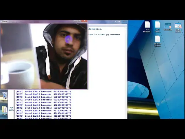 'Video thumbnail for code to detect barcode with python..كود لقراءة وتحديد الباركود بأستخدام لغة البايثون'