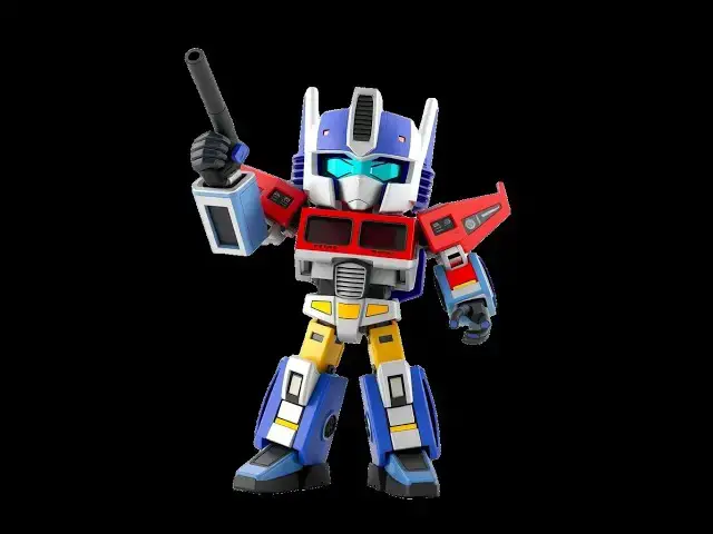 'Video thumbnail for transformers 3D rendering of a cartoon character'