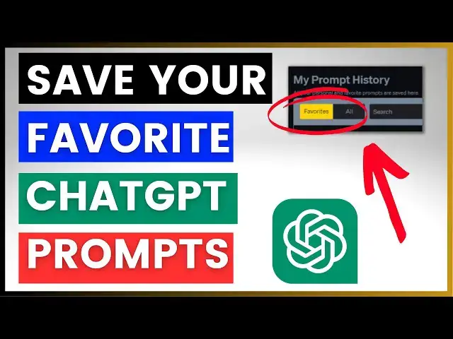 Video thumbnail for How To Save Your Favorite ChatGPT Prompts?