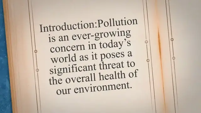 Video thumbnail for The Impact of Pollution on Environmental Health