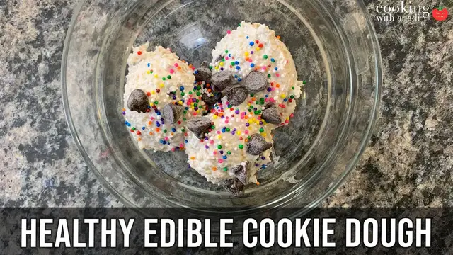 Video thumbnail for Healthy Edible Cookie Dough | Protein Cookie Dough | Greek Yogurt Recipe | Low Calorie Dessert