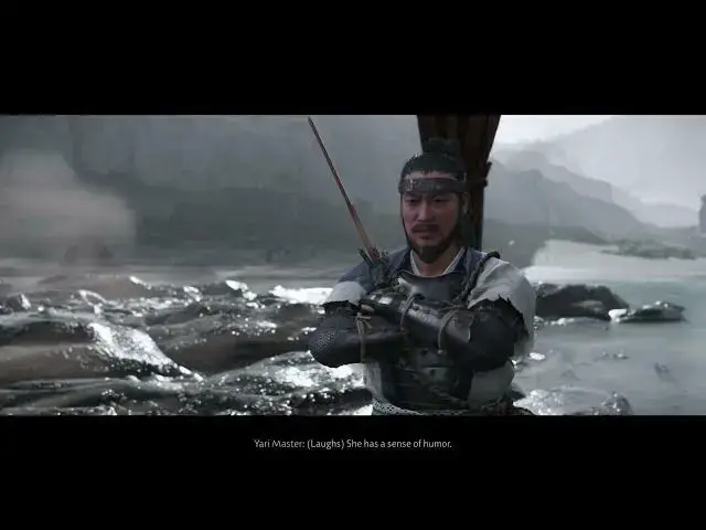 'Video thumbnail for Ghost of Yotei - The Way of The Yari Master: Takahashi Cutscene | Paint Training | Spear 3/3 Fish'