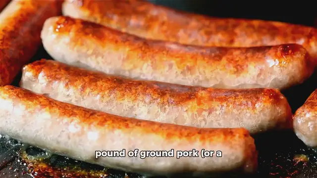 Video thumbnail for Italian sausage recipe