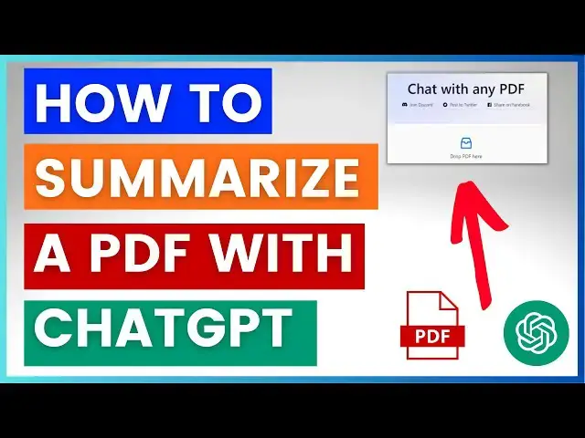 Video thumbnail for How To Summarize PDF With ChatGPT?