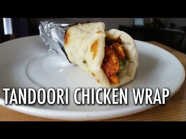 Video thumbnail for Tandoori Chicken Wrap in Garlic Herb Flatbread | Fun Lunch Recipes | Cooking with Anadi