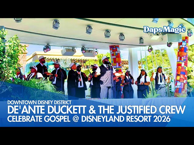 Video thumbnail for De'Ante Duckett & The Justified Crew | Celebrate Gospel @ Disneyland Resort 2026 4K
