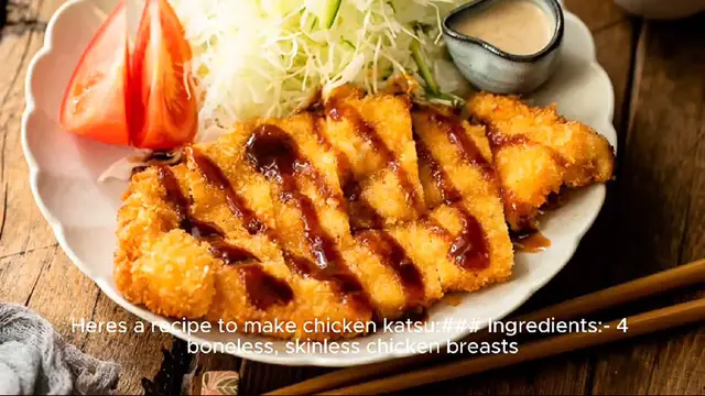 Video thumbnail for chicken katsu recipe
