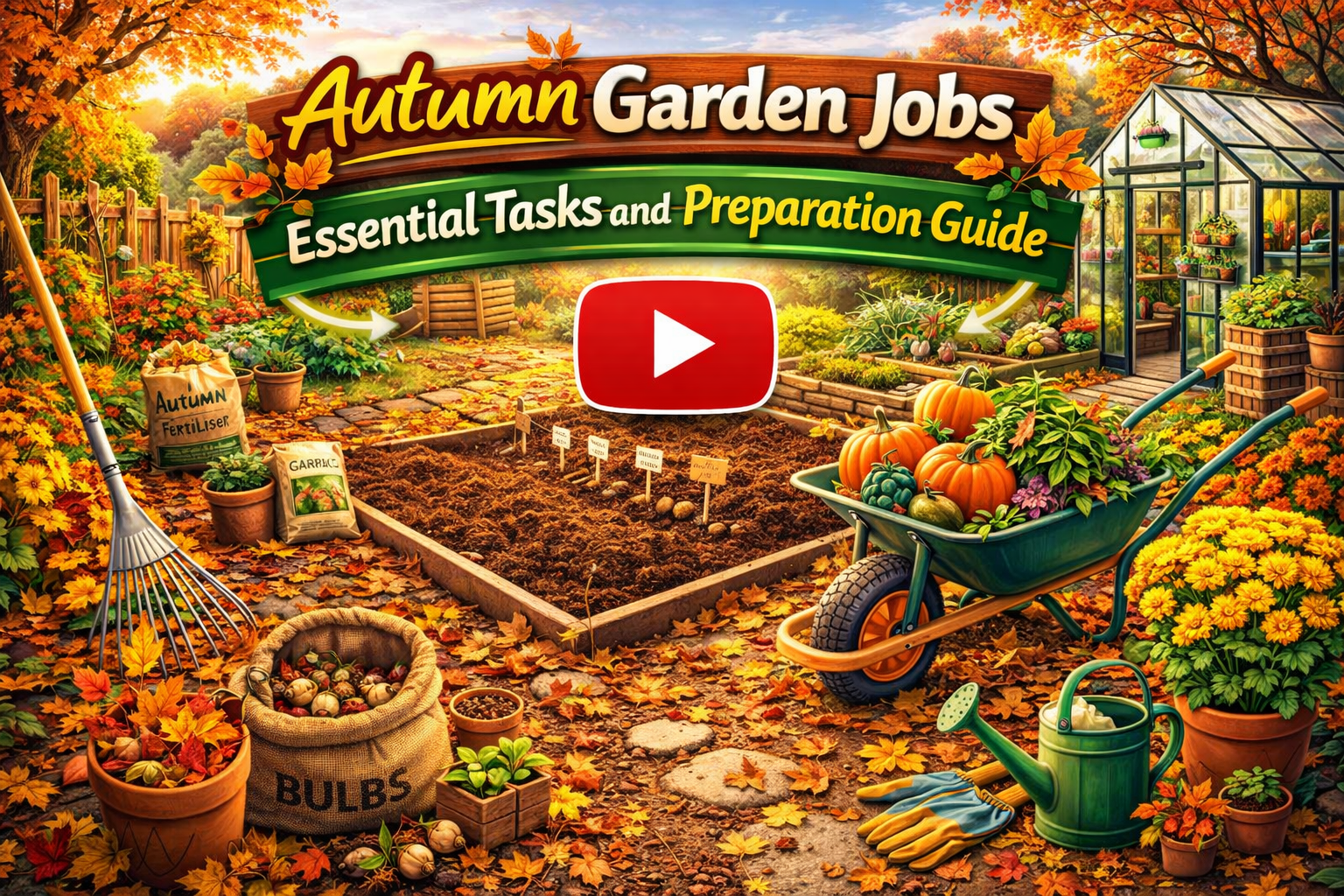 Video thumbnail for Autumn Garden Jobs | Essential Tasks and Preparation Guide