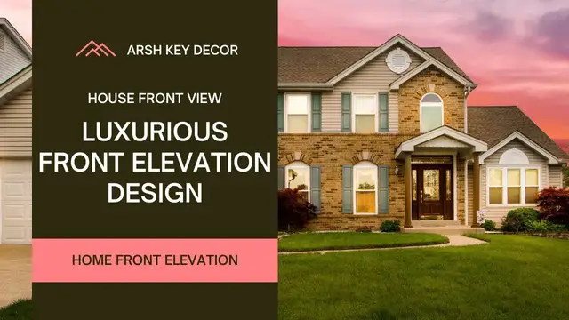 Video thumbnail for Luxurious Front Elevation Designs for Large Homes | House Front View Designs