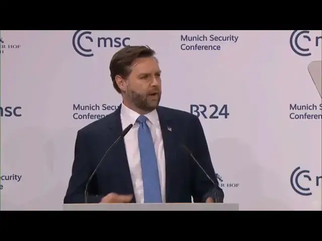 Video thumbnail for JD Vance Drops Bombshell In Fiery Speech - Deal With It!