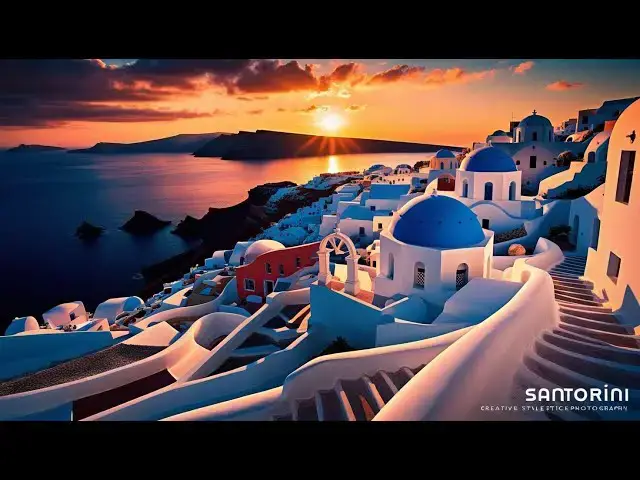 Video thumbnail for Santorini: Iconic Sunsets and White-Washed Villages