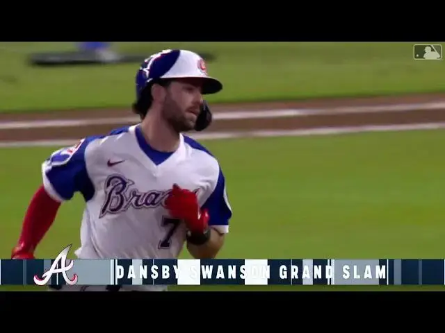 'Video thumbnail for Dansby Swanson has a Seven RBI Night with a Grand Slam 7/31/21'