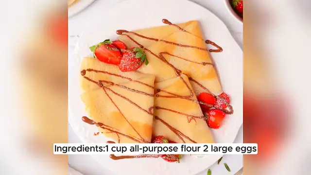 Video thumbnail for _Crepe Creations_ A Versatile Treat for Any Occasi