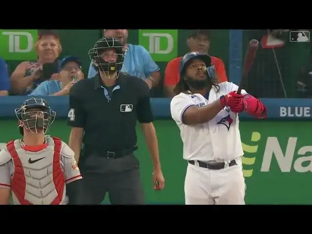 'Video thumbnail for Vladimir Guerrero Jr CRUSHES a Two-Run Home Run! | 12th HR of 2023 | Toronto Blue Jays | 6/29/2023'