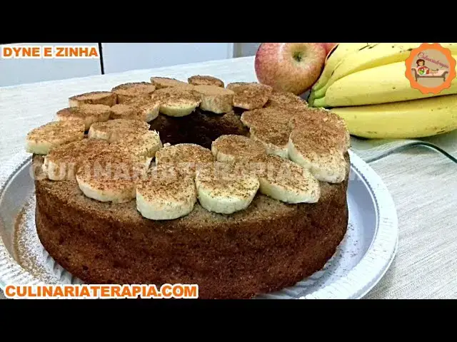 Video thumbnail for Bolo Integral Sem Açúcar e Sem Leite, Bolo de Maçã com Banana e Uvas Passas