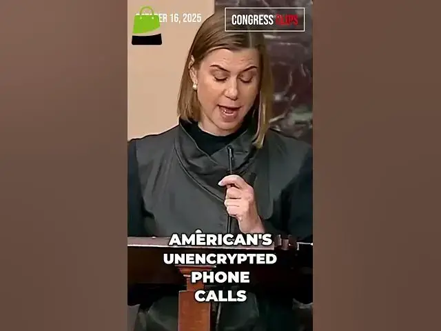 'Video thumbnail for Renew Cybersecurity Law: Urgent Plea by Senator Slotkin #shorts'