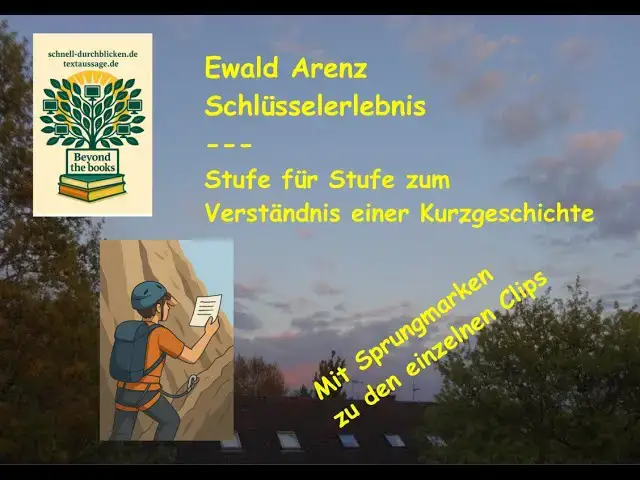 'Video thumbnail for Arenz, "Schlüsselerlebnis" - Schritt für Schritt zu Verständnis und Inhaltsangabe - ganz einfach'