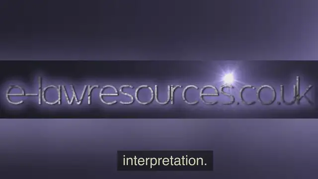 Video thumbnail for Smith v Hughes 1960 1 WLR 830 The mischief rule