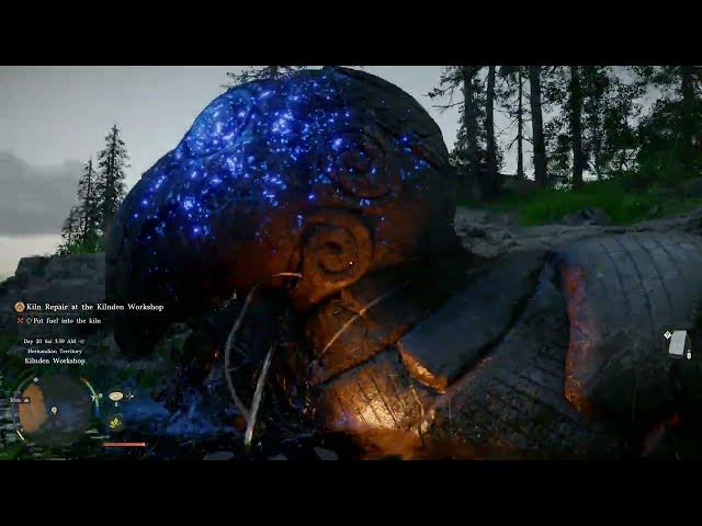 Video thumbnail for Crimson Desert - Chapter 4 Kiln Repair at The Kilnden Workshop: Put Fuel Into Kiln Gameplay