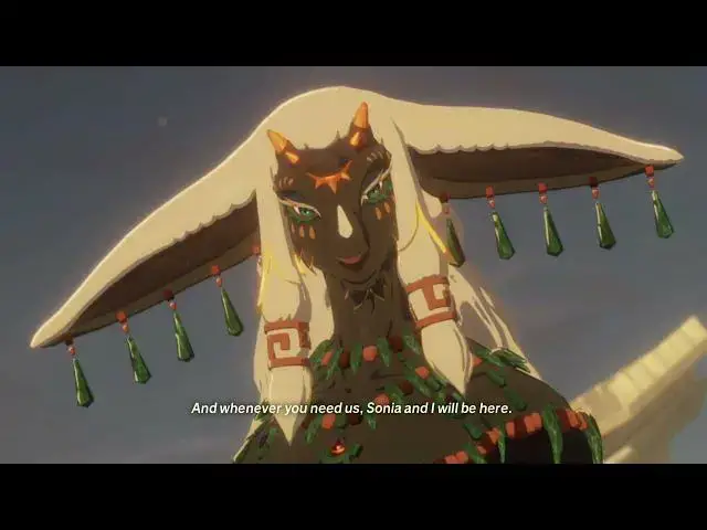 Video thumbnail for Hyrule Warriors: Age of Imprisonment - The Art of The Blade: Zelda Talks with Rauru Hyrule Cutscene