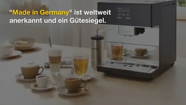 Video thumbnail for Kaffeevollautomat Test 2024: Automatischer Kaffee made in Germany