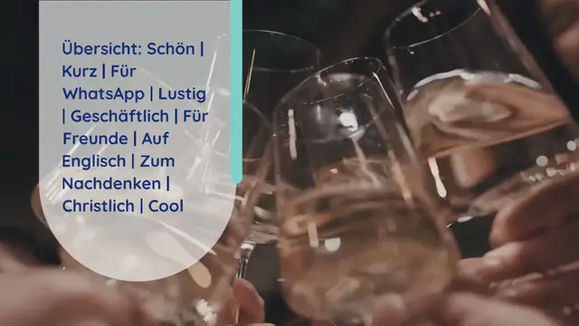 Video thumbnail for 32 Silvester Wünsche: Schön, Kurz, Lustig & Zum Nachdenken