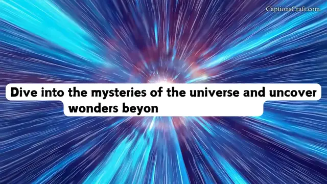 Video thumbnail for Mind-Blowing Universe Captions to Elevate Your Instagram Game!