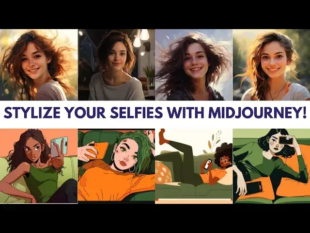 'Video thumbnail for How to stylize selfies & potraits in Midjourney? #aiart #midjourneyversion5'