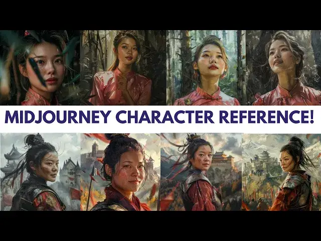 'Video thumbnail for Midjourney Character Reference! New Update V6'