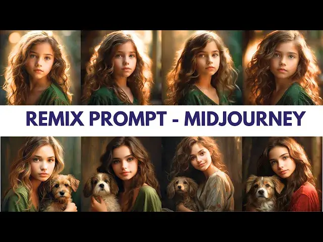 'Video thumbnail for Midjourney 5.2: What is Remix Prompt? AI Art Magic midjourney #aiart'